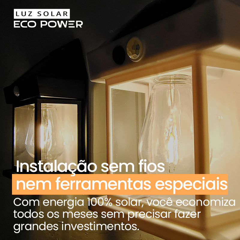 Luz Solar EcoPower – Energia inteligente para iluminar